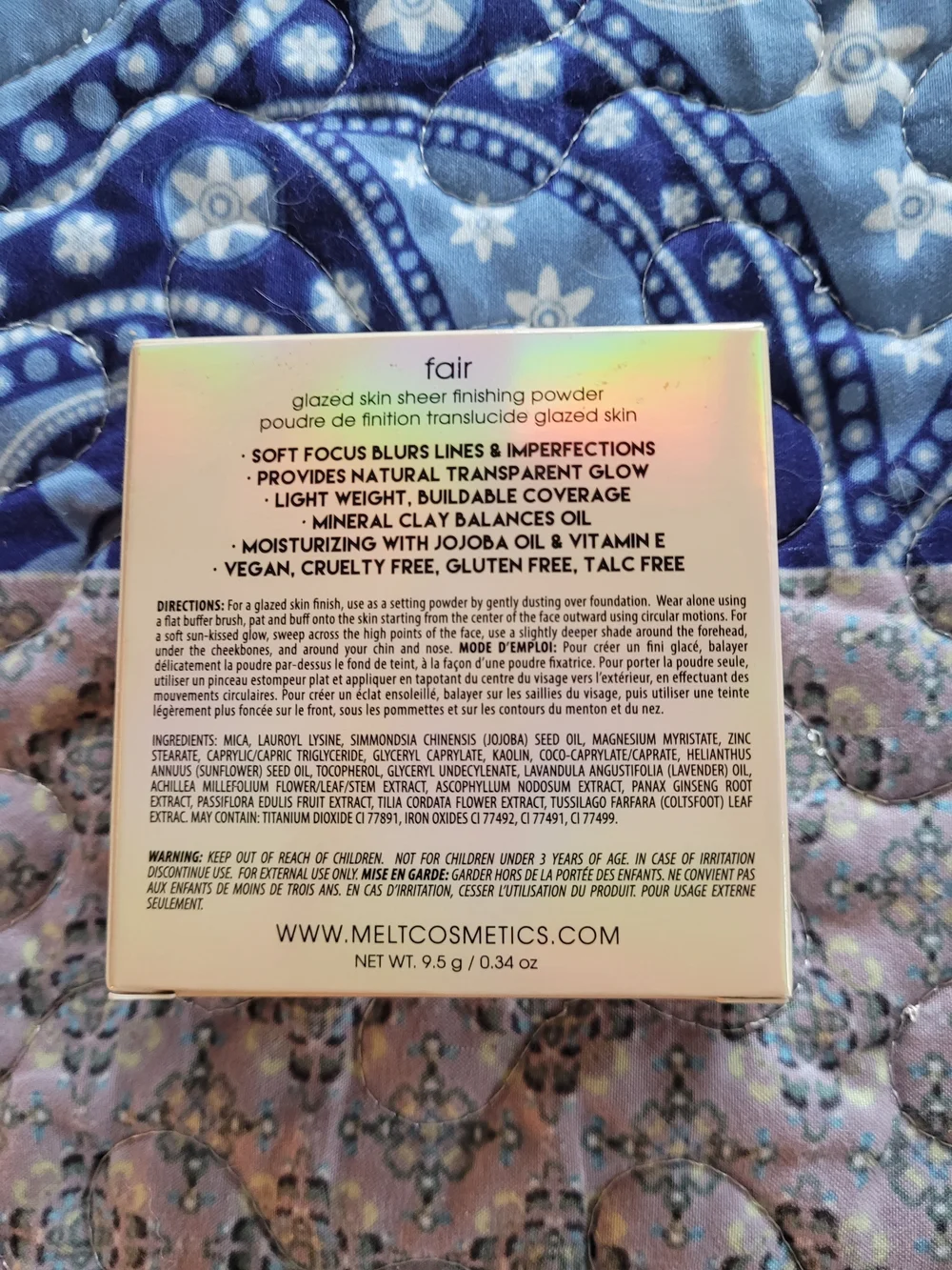 Melt Cosmetics Glazed Skin Sheer Finishing Powder - Fair